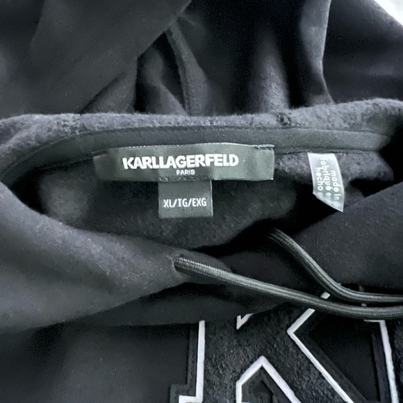 New Mens Karl Lagerfeld Hoodie Size XL - Picture 9 of 11